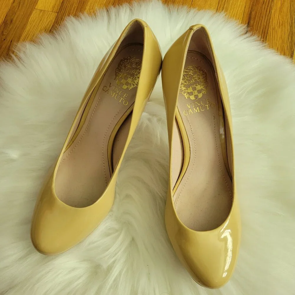 Vince Camuto Zella Cream/Beige Heels